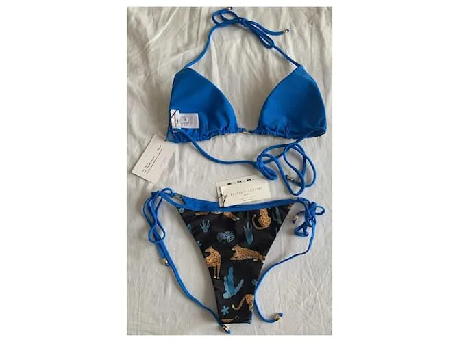 Autre Marque Ropa de baño Negro Naranja 