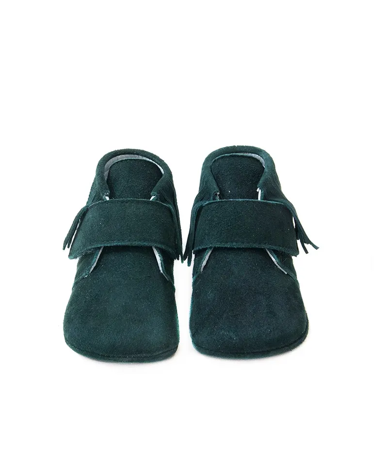 Badana Bebe Niño ELI Flecos Verde