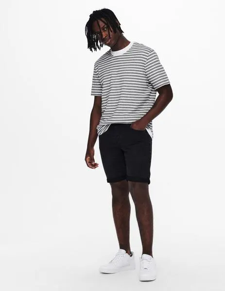 Bermudas Only&Sons Regular Negro