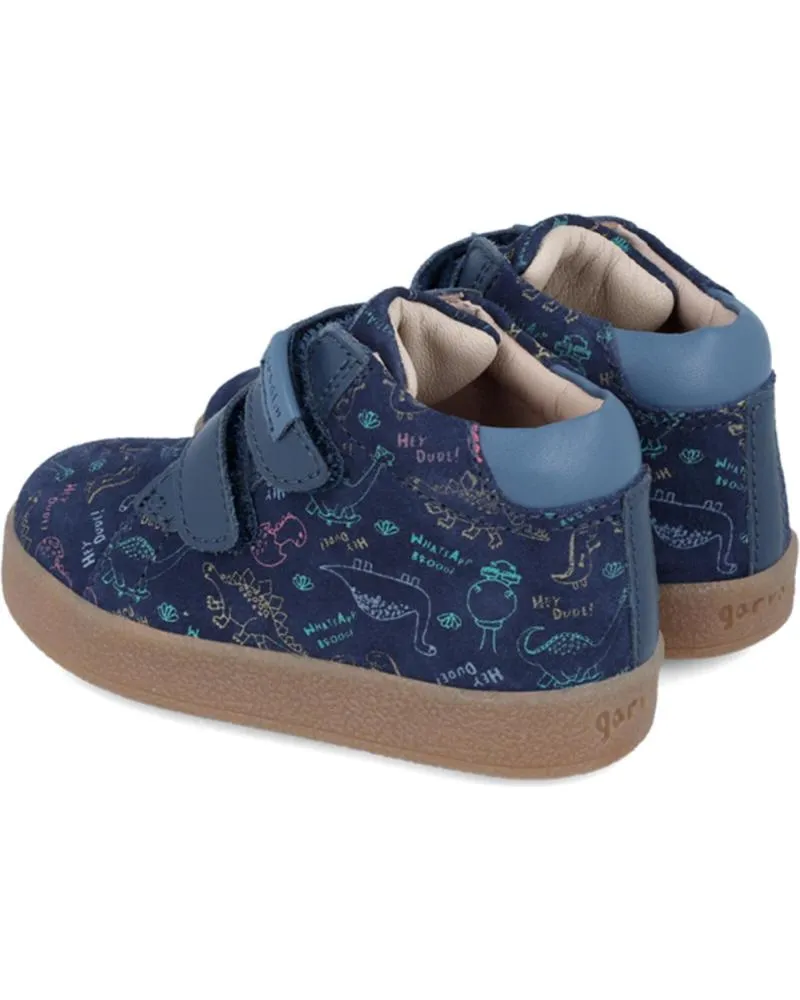 Botines GARVALIN  de Niño BOTINES PARA CHICO GARVALIN 241317 DINOSAURIOS  AZULMARINO