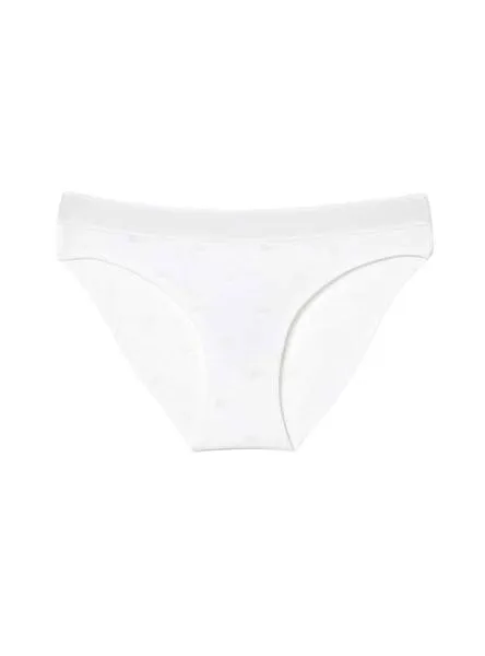 Braguita Lacoste Culotte Blanco para Mujer