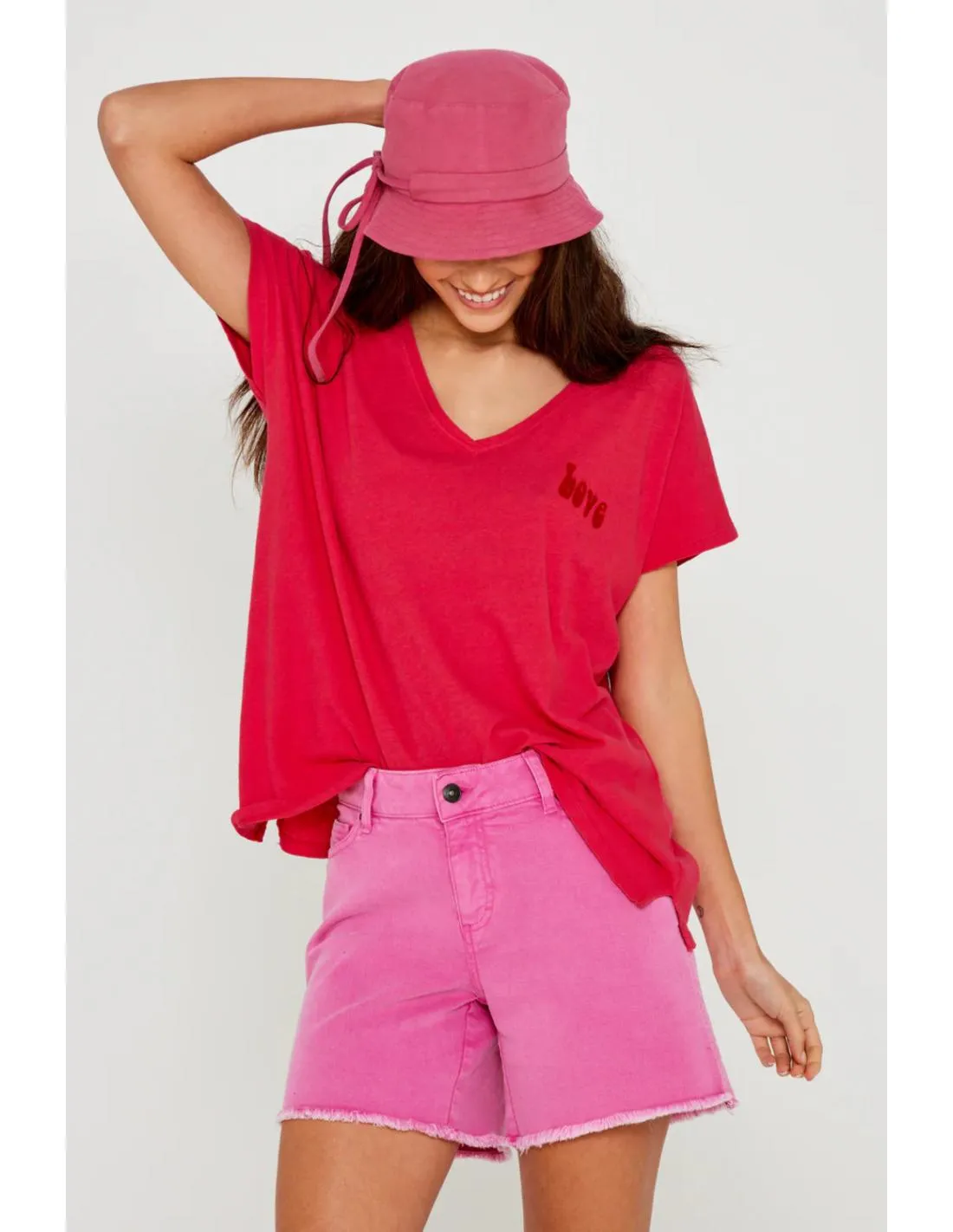 CAMISETA CON ESTAMPADO PETIT LOVE CHERRY FIVE PARIS