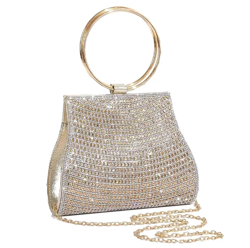 CARTERA DE FIESTA ORO