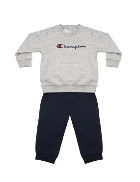 CHAMPION - Chándal gris y azul marino 306899 Bebé