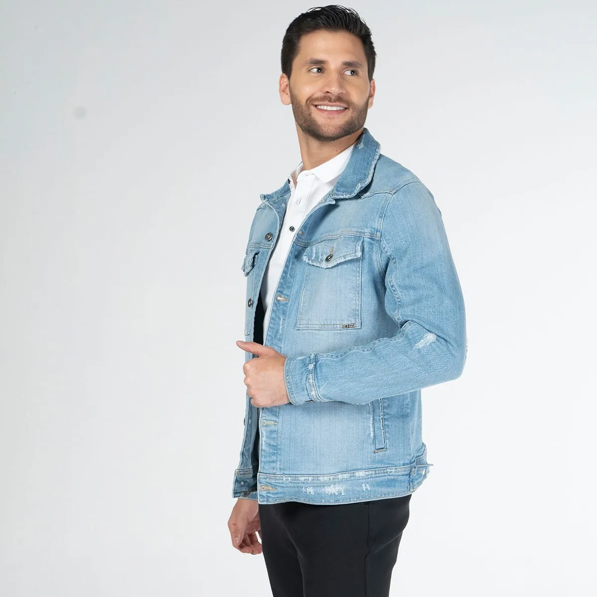 Chaqueta Denim Slim Charge
