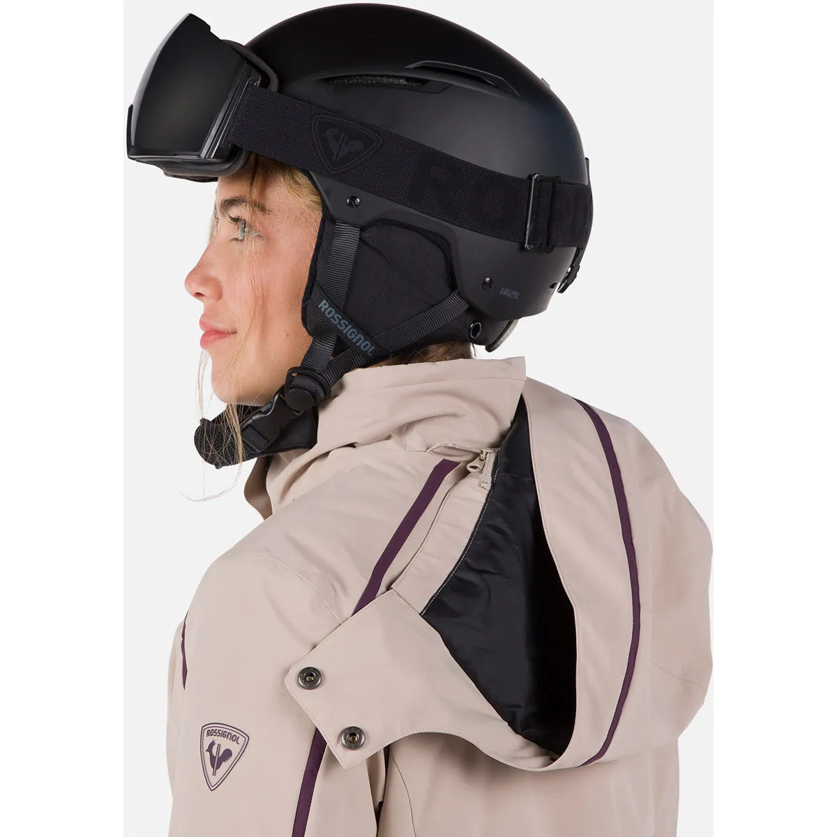 Chaqueta Mujer W Flat Jkt Rossignol Marrón