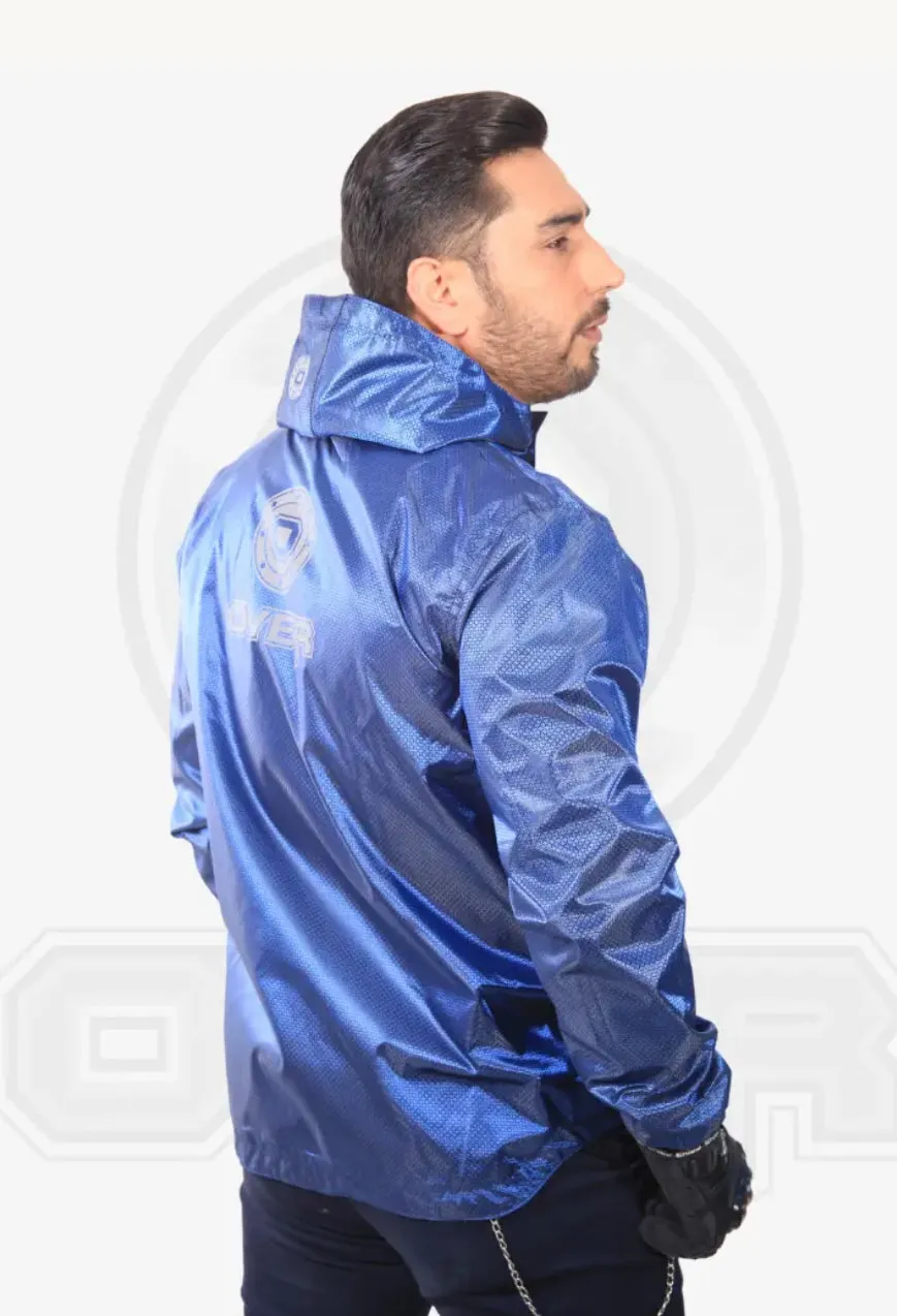 CHAQUETA REFLECTIVA DOBLE FAZ IMPERMEABLE AZUL OVER