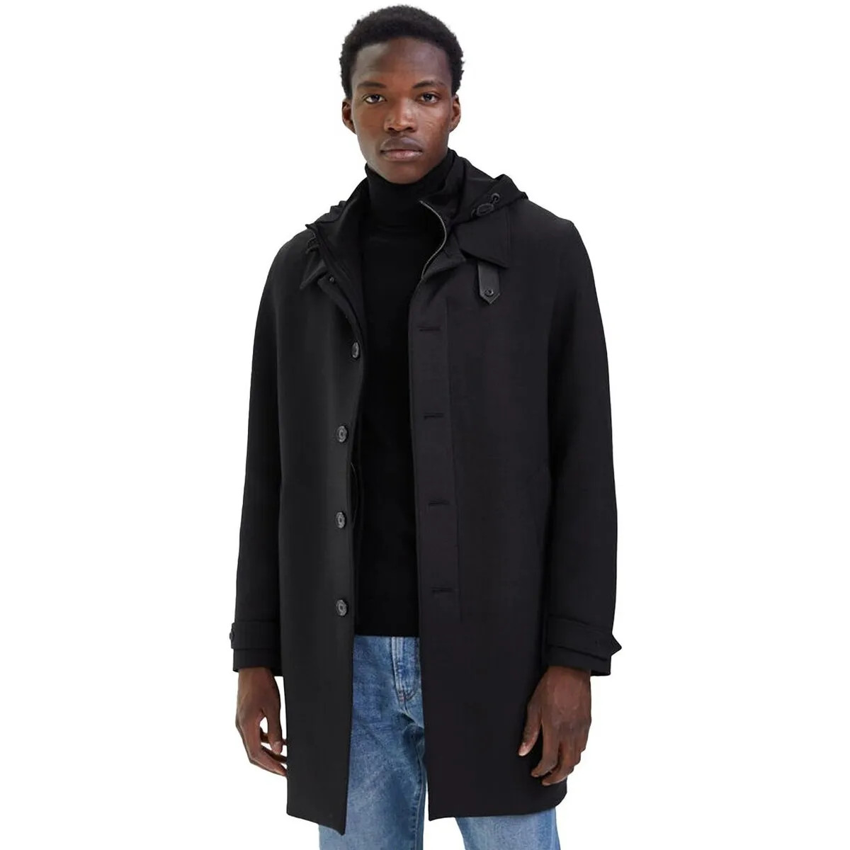 - Chaquetón Trench con Pechera-Capucha Amovible