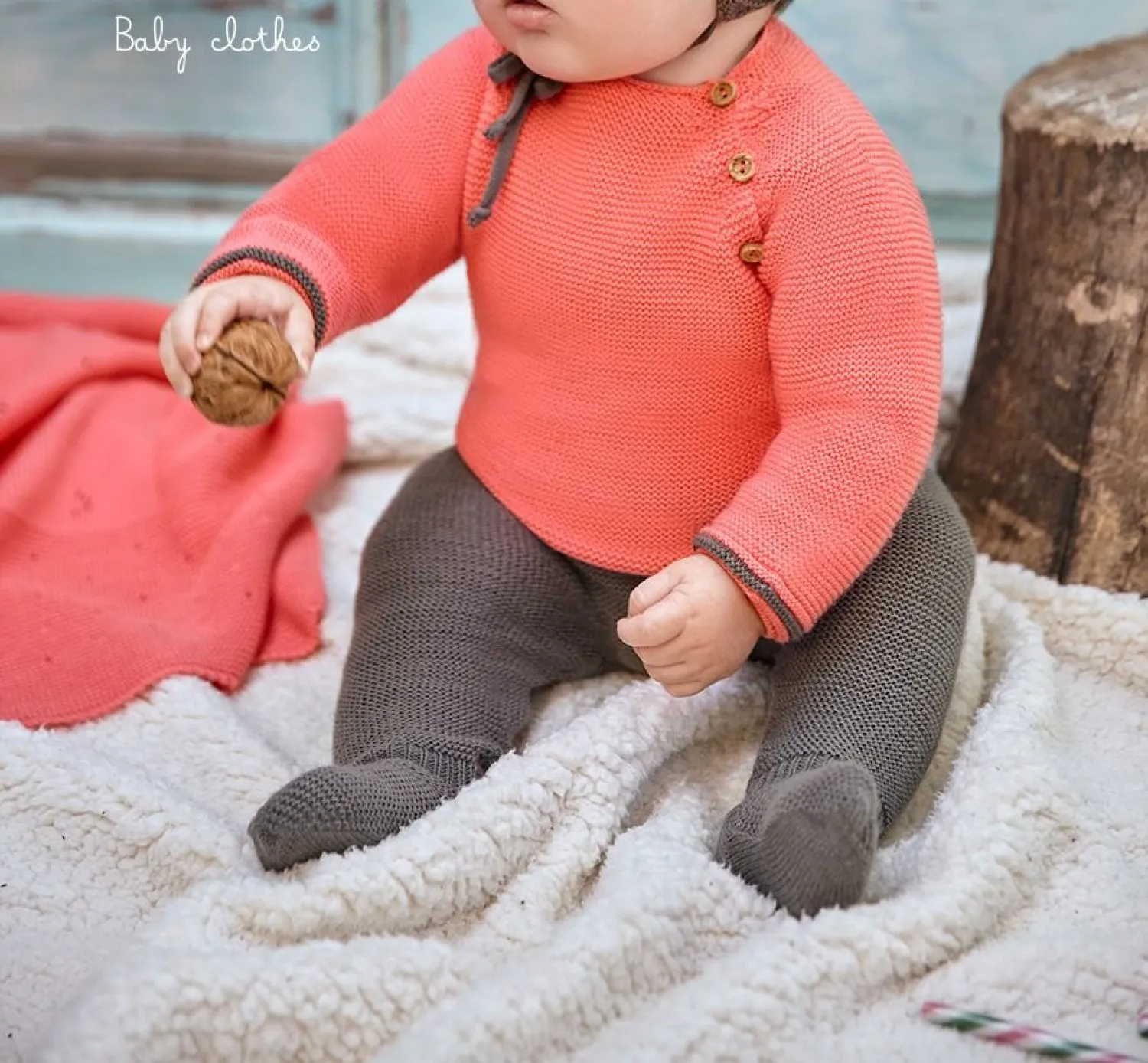 Conjunto unisex. Tres piezas. Colección Uva