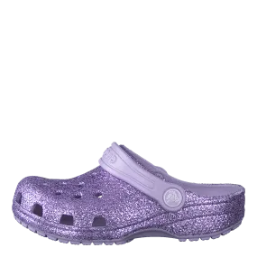 Crocs Classic Glitter Clog Kids Lavender