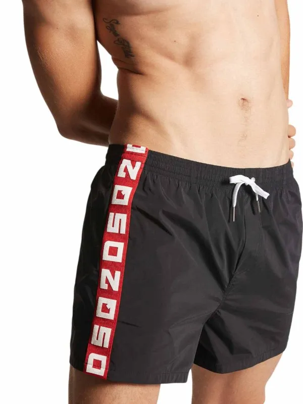 Dsquared2 Boxers De Baño - Negro