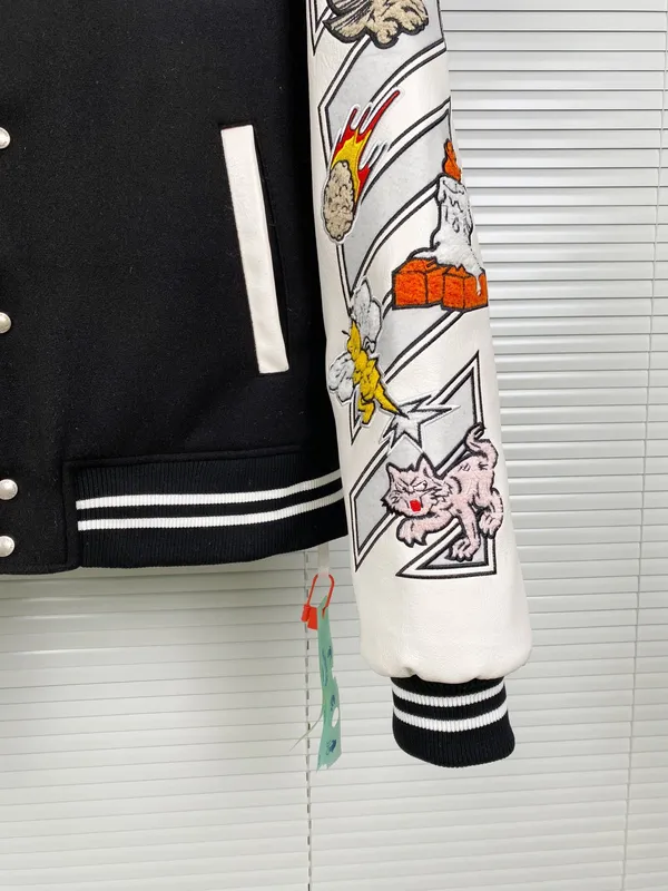 EE. UU. Invierno al aire libre Coats de béisbol streetwear