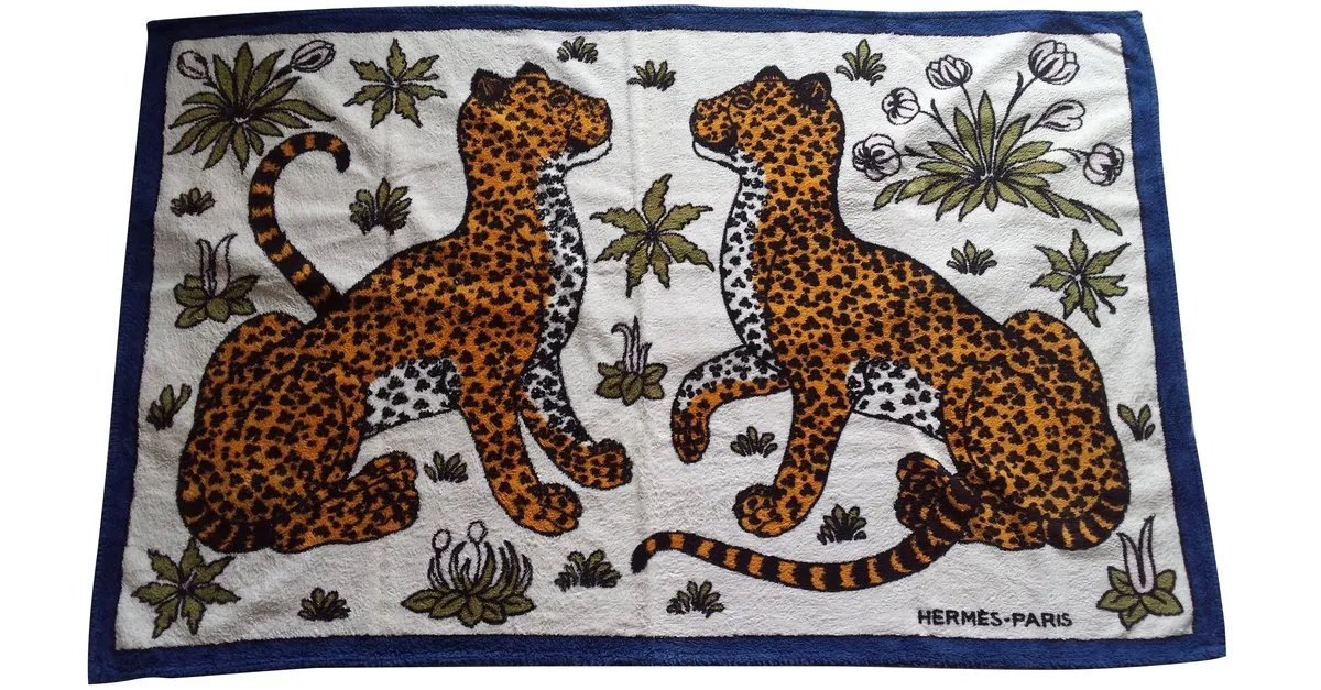 Hermès Toalla de baño Multicolor 