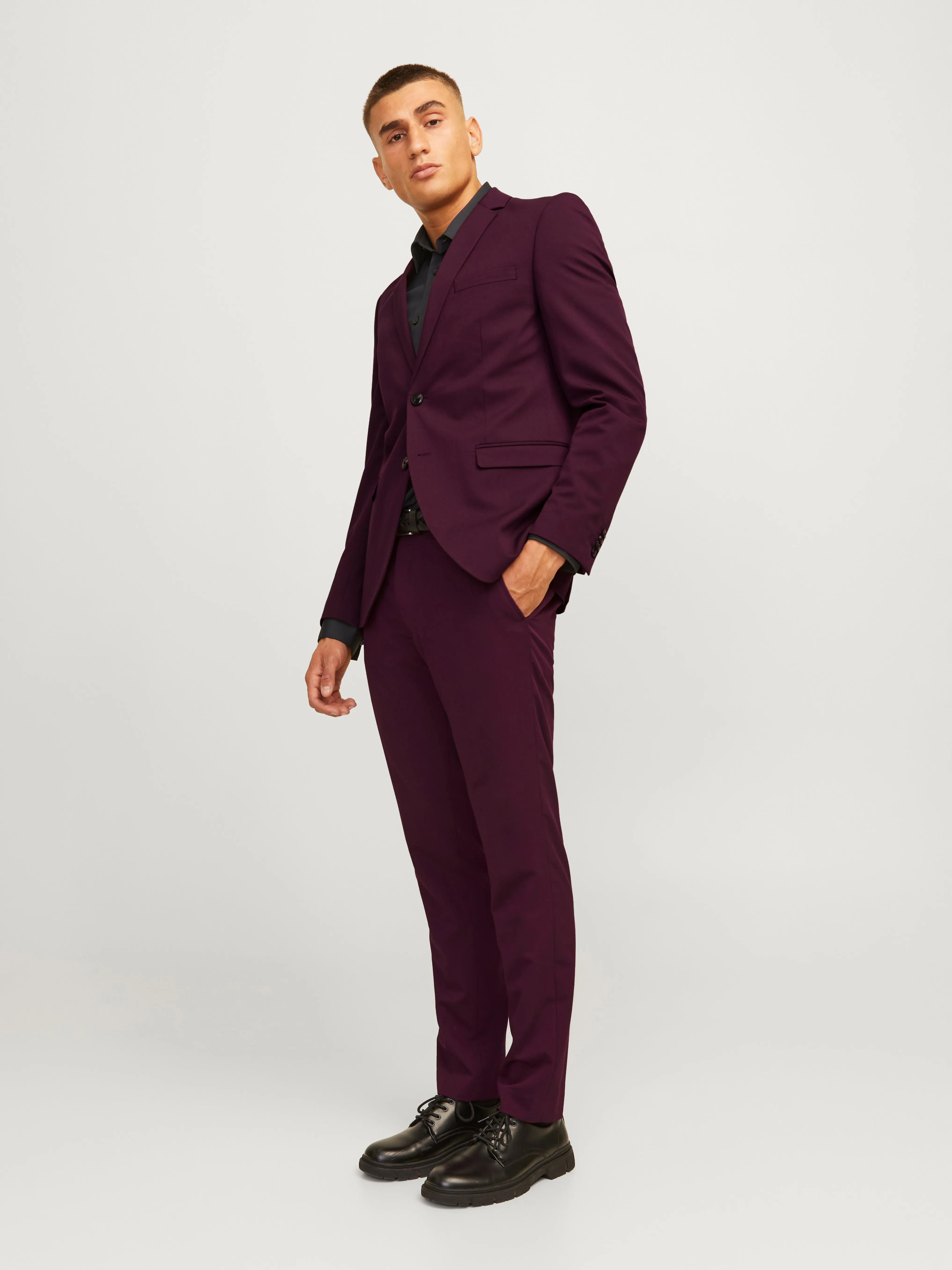 JPRFRANCO Trajes Corte super slim | Rojo oscuro | Jack & Jones®