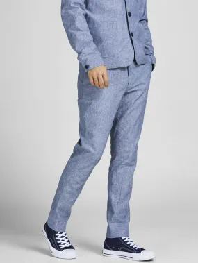 JPRRIVIERA Pantalones de vestir Corte slim | Azul intermedio | Jack & Jones®