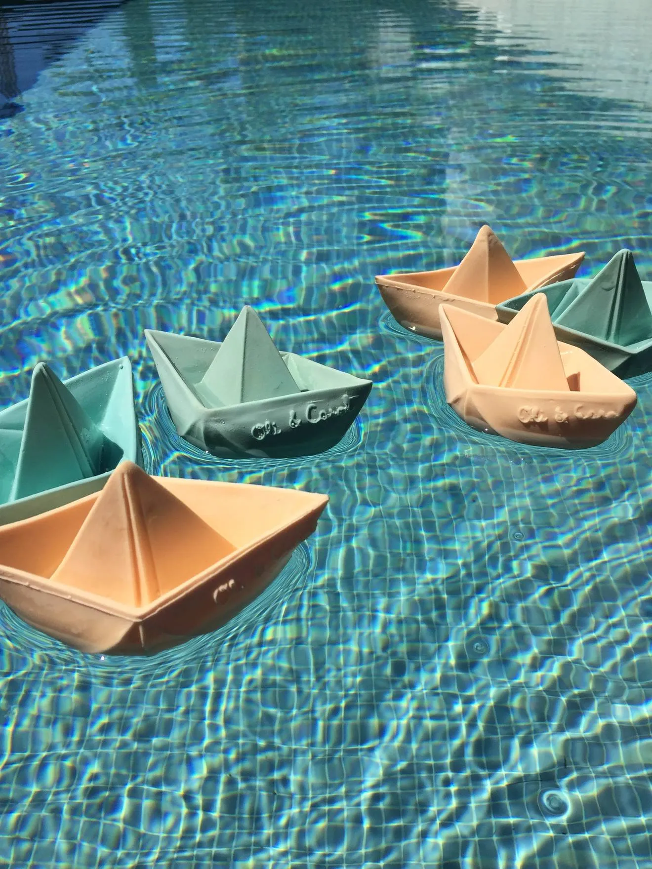 Juguete de baño Barco Origami - OLI & CAROL