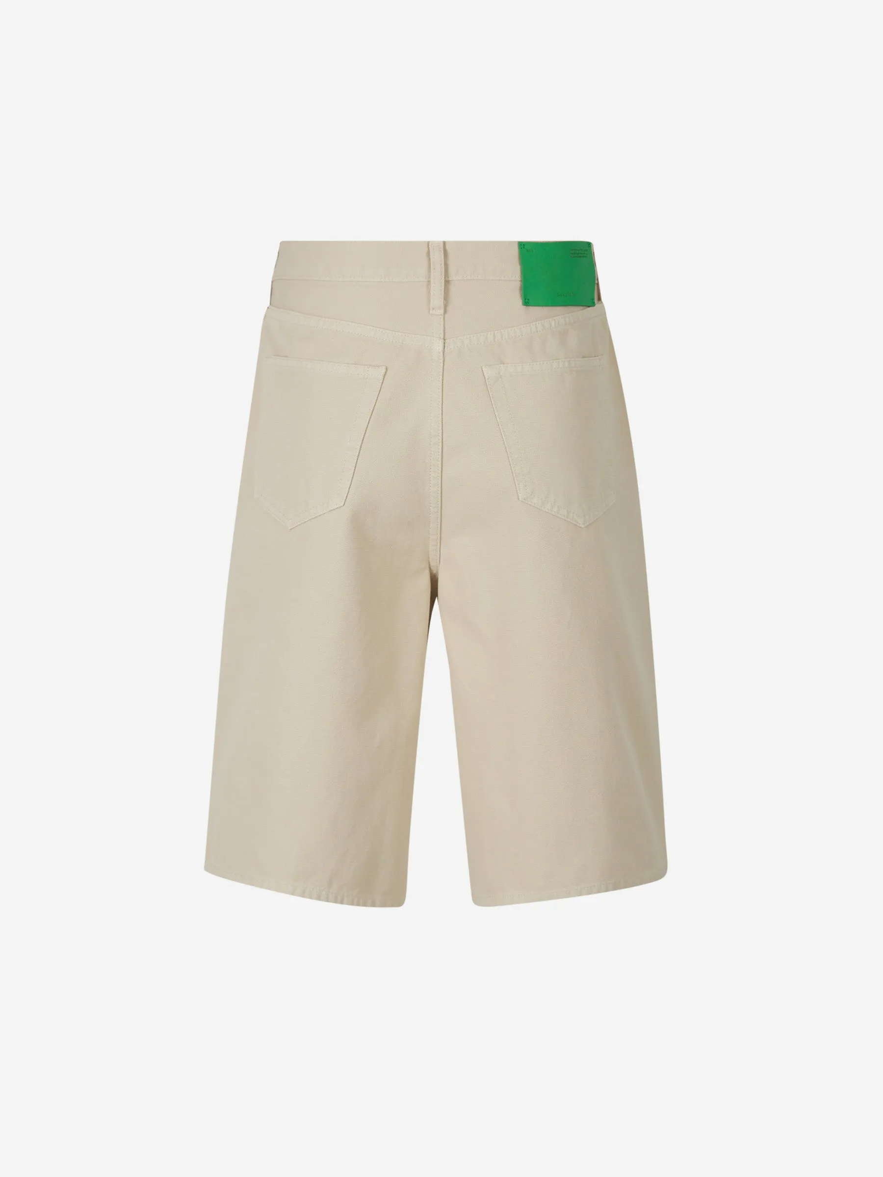Off-White Bermudas Logo Algodón