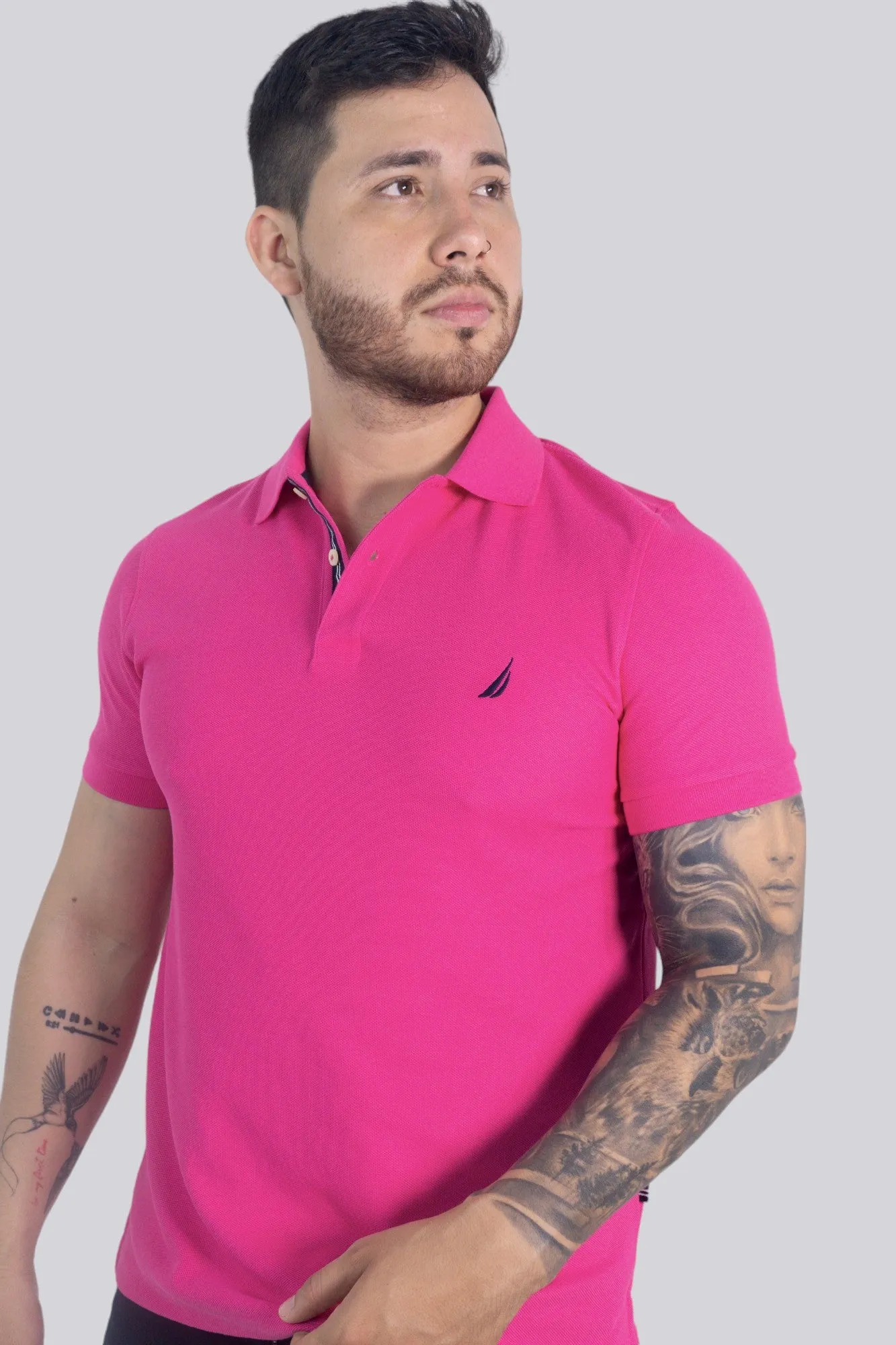 Polo Nautica Slim Fit Pink