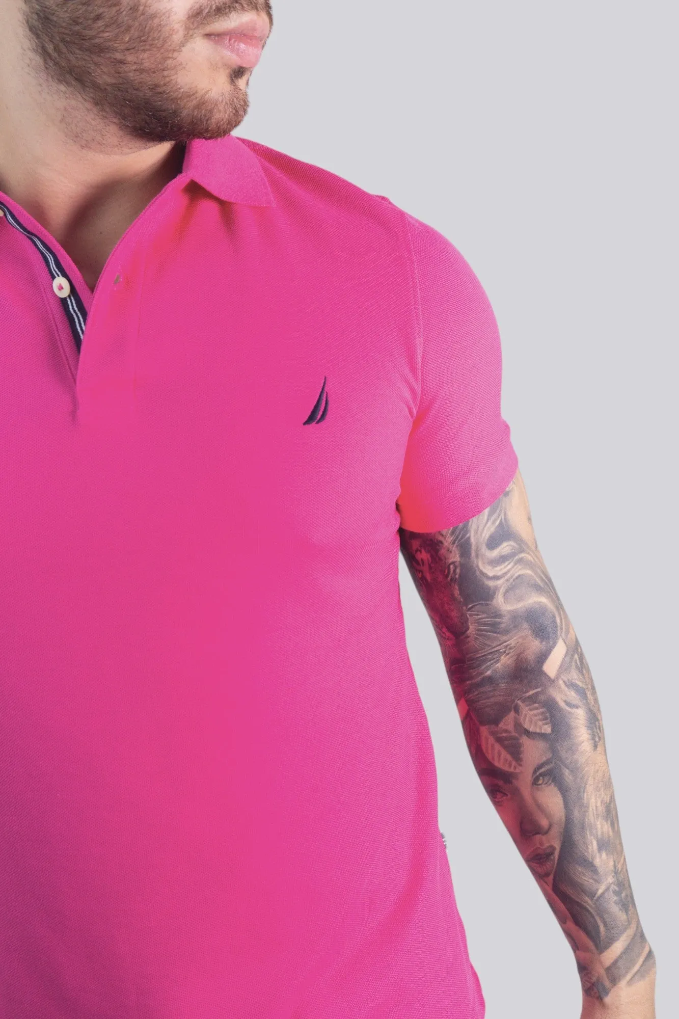 Polo Nautica Slim Fit Pink