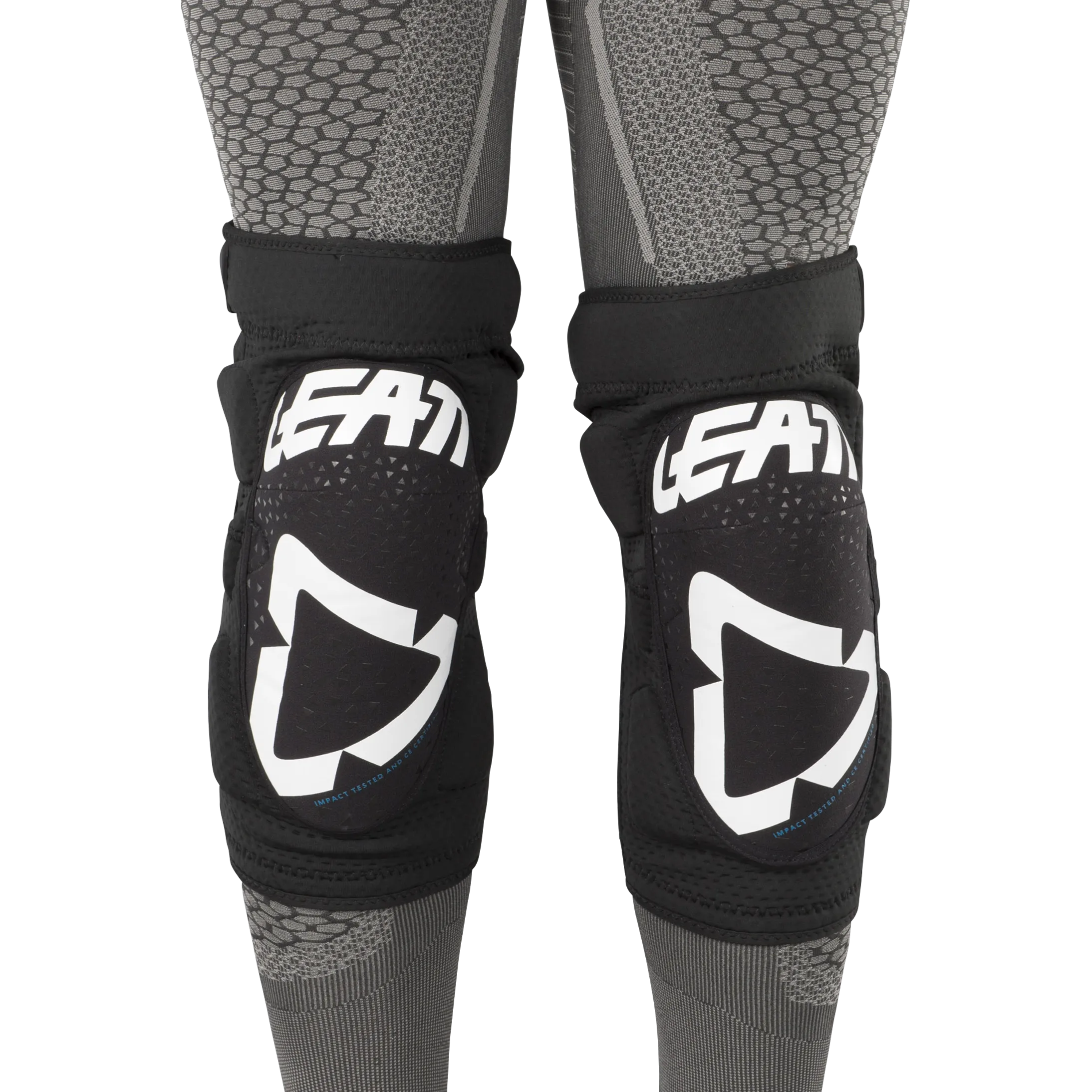 Rodilleras Leatt 3DF 5.0 Zip Blanco-Negro