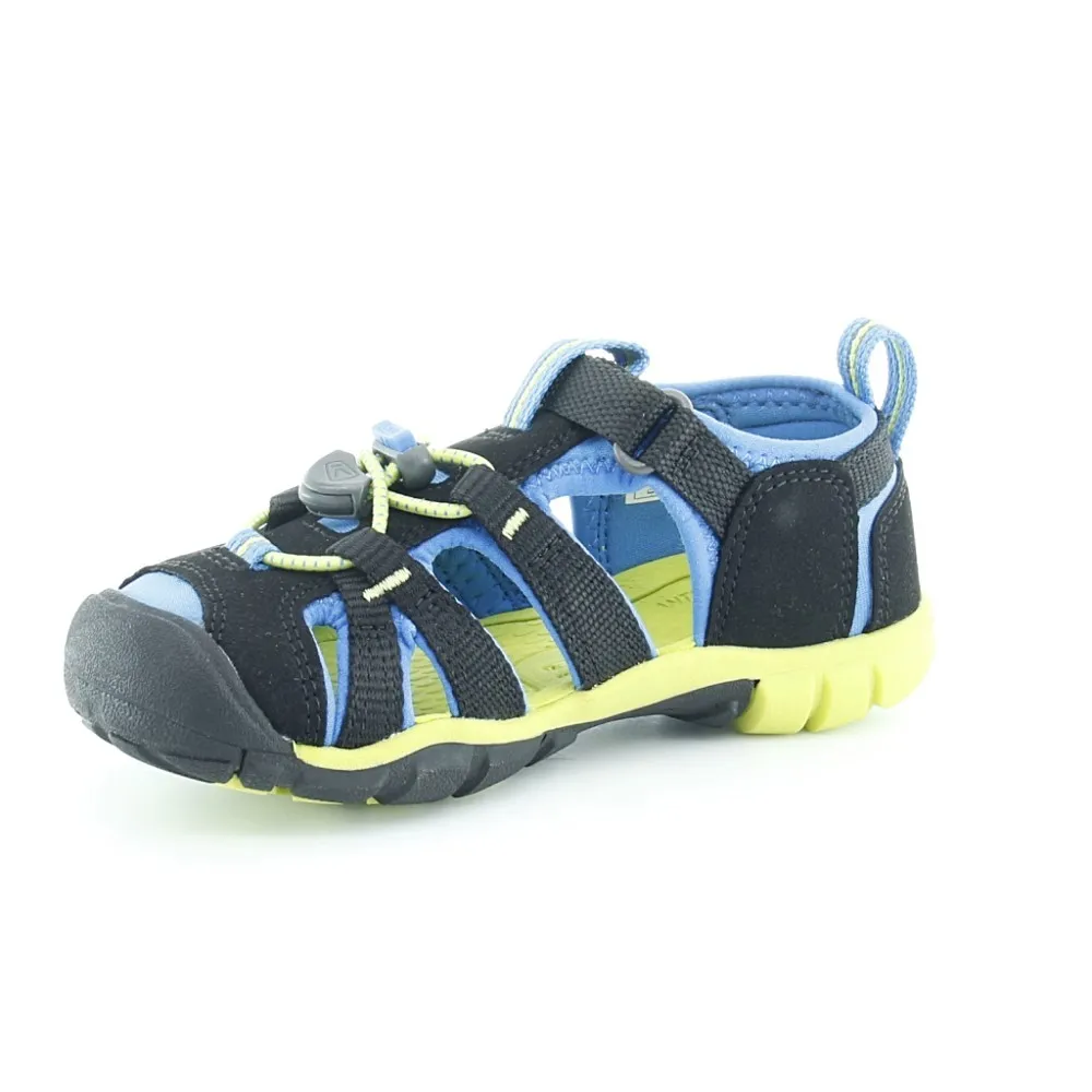 Sandalias Keen Seacamp Negro-Azul-Verde