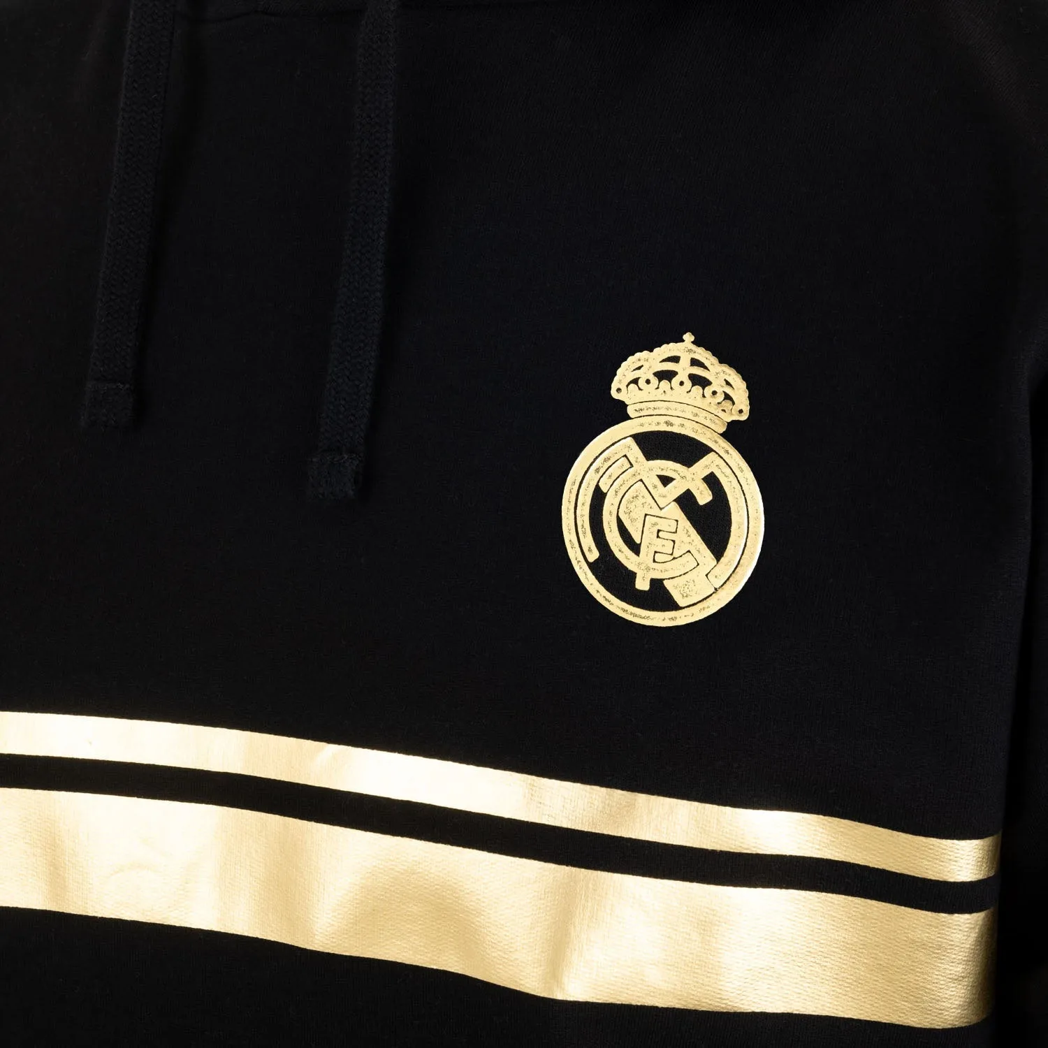 Sudadera Capucha Hombre Black & Gold