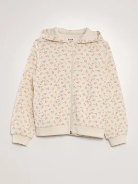 Sudadera con capucha estampada - BEIGE