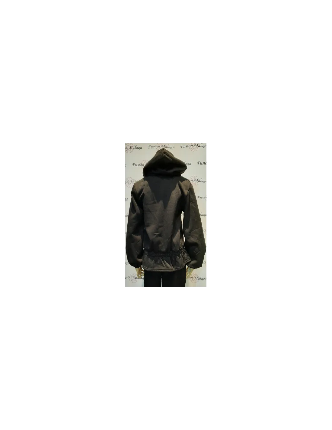 Sudadera Negra Usa Con Capucha Chikloka