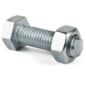 Tornillo de maquina con tuerca 10-24 X 3" paquete de 4