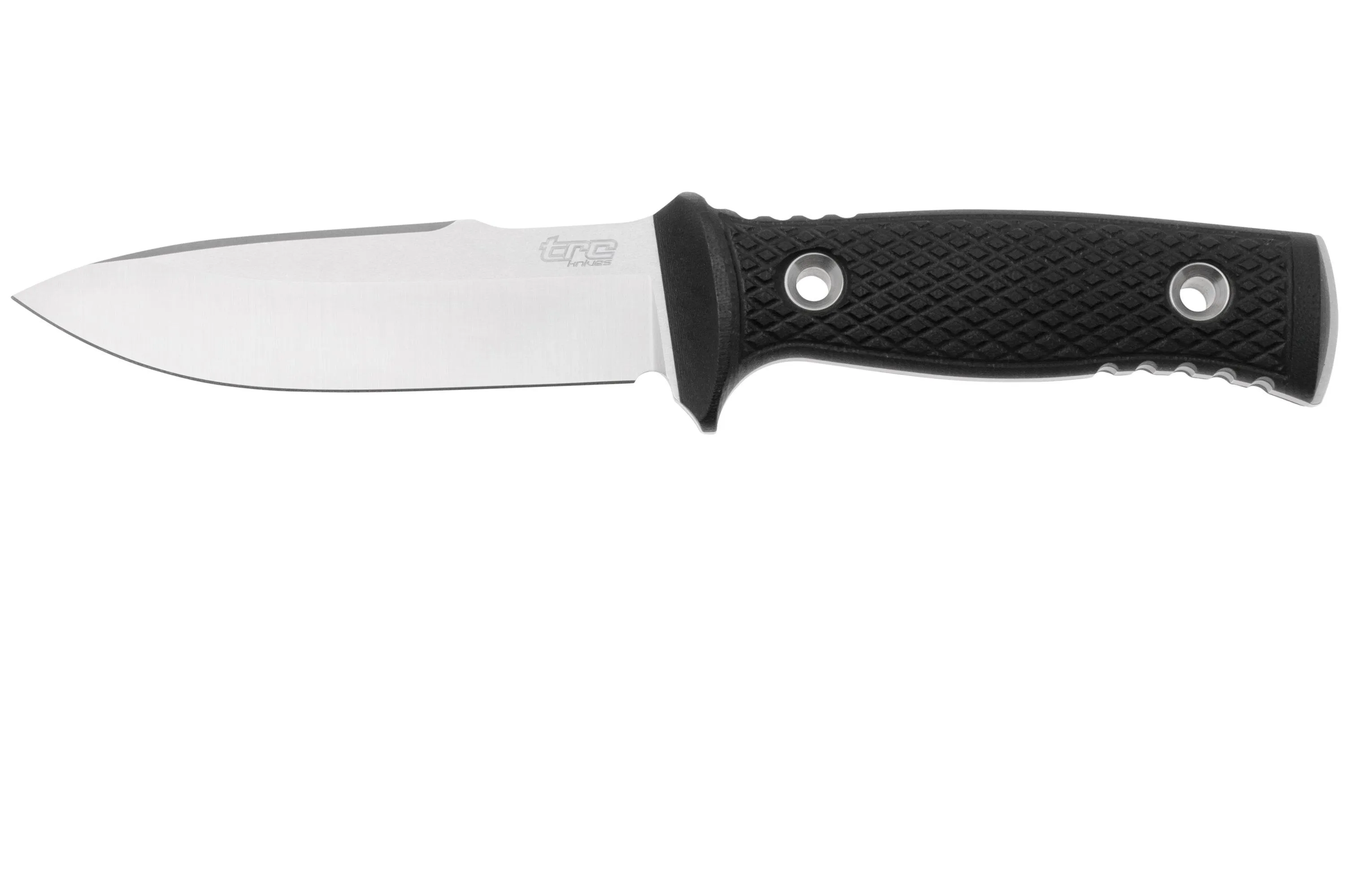 TRC Knives M-1SL Stonewashed M390, Black G10, cuchillo de supervivencia
