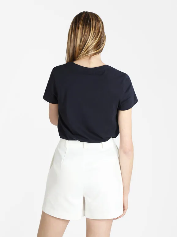 U.S. Grand Polo Camiseta mujer manga corta monocolor