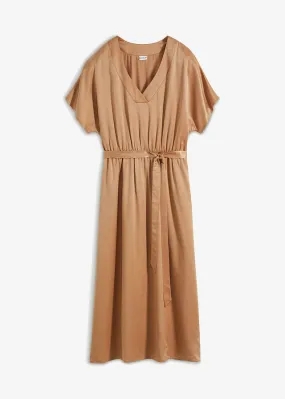 Vestido café con hielo